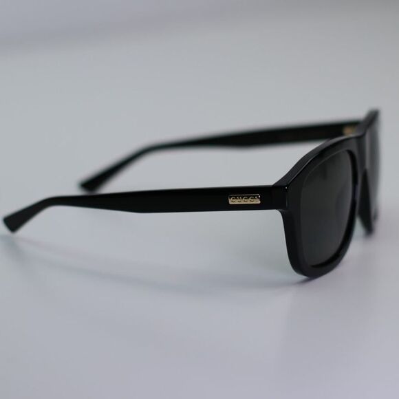 NEW Gucci Sunglasses GG1316S 002 Shiny Black Grey Polarized Men Authentic main image 6